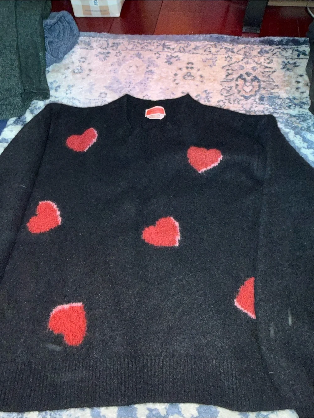 EUC Kate Spade Heart Pop Sweater